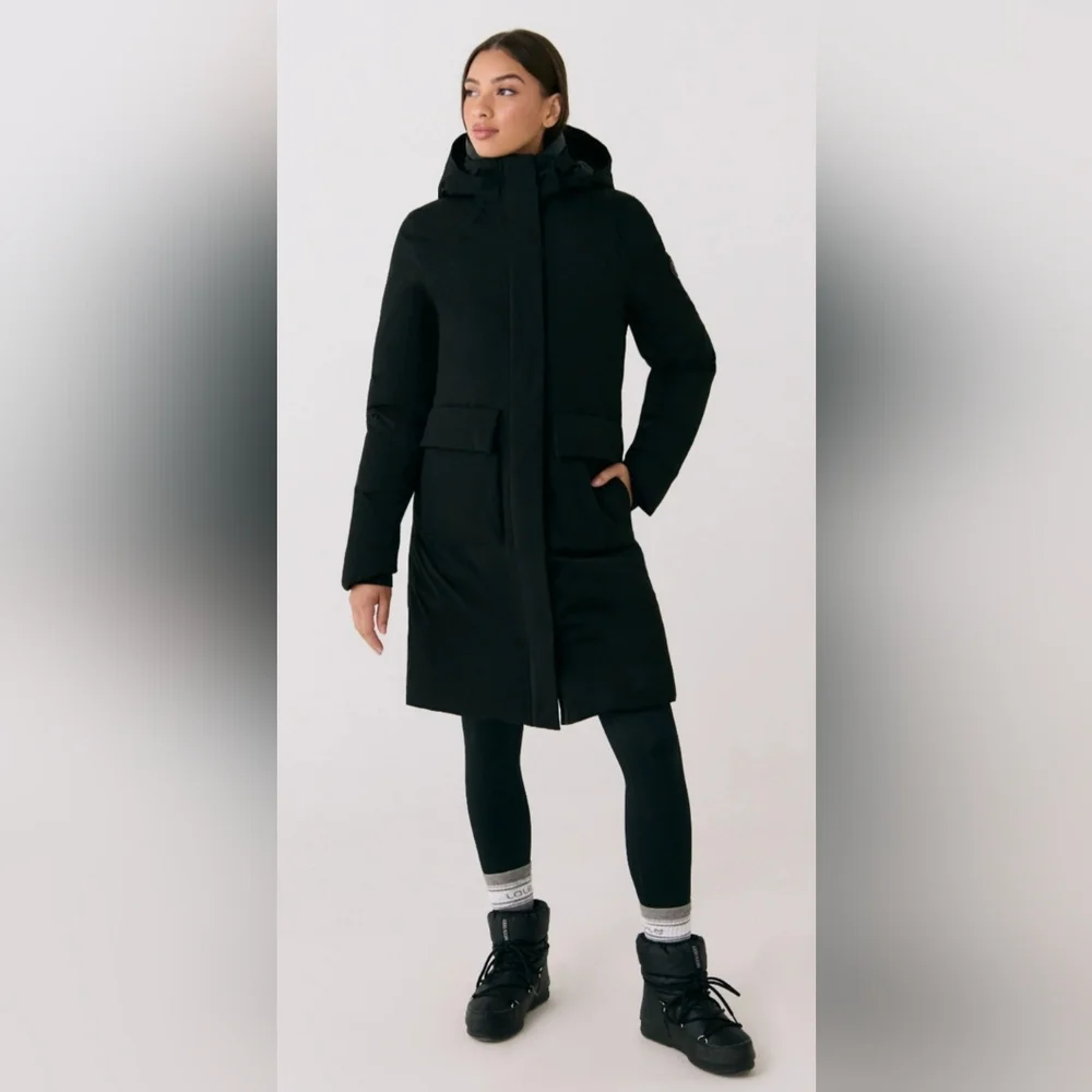 Lole Black Puffer Jacket - Picture 2 of 6